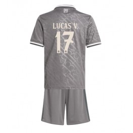 Real Madrid Lucas Vazquez #17 Derde tenue Kids 2024-25 Korte Mouw (+ Korte broeken)
